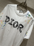 Áo phông T shirt Dior chữ vẩy sơn Like Auth on web