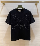 Áo phông T shirt Gucci logo đính hạt cườm new 2024Like Auth on web