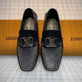 Giày moca lười Louis Vuitton họa tiết vân hoa chìm Like Auth 1-1 on web fullbox