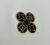 Áo polo Louis Vuitton logo hoa ngực check cổ thêu Like Auth 1-1 on web