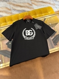 Áo phông T-shirt Dolce Gabbana logo DG Milano vòng lá Like Auth on web