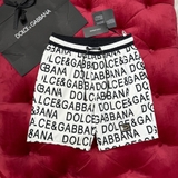 Quần short đùi gió Dolce Gabbana check cạp logo full 2 lớp lót lưới Like Auth 1-1 on web