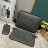 Túi ví đeo chéo Louis Vuitton LV Trio Combo 3 trong 1 Đen vân hoa Monogram new 2024 Like Auth on web fullbox bill thẻ