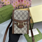 Túi đeo chéo Gucci mini Phone 1955 Nâu họa tiết monogram Like Auth on web fullbox bill thẻ