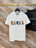 Áo phông T shirt Gucci logo ngực họa tiết Animal Like Auth on web