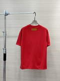 Áo phông T-shirt Louis Vuitton Đỏ logo LV đính đá Like Auth on web