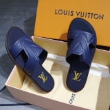 Dép lê quai ngang Louis Vuitton Xanh in nổi Like Auth on web fullbox bill thẻ