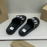 Dép lê quai ngang Dsquared2 icon quai loang sơn Like Auth on web fullbox bill thẻ