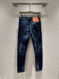 Quần Jean bò Dsquared2 Biker Xanh rách tag móc tròn vẩy sơn Like Auth 1-1 on web