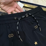 Quần short ngố đùi gió Gucci 2 lớp lót lưới thêu logo Ong Sao new 2024 Like Auth 1-1 on web