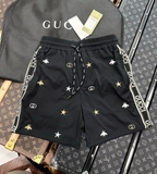 Quần short ngố đùi gió Gucci 2 lớp lót lưới thêu logo Ong Sao new 2024 Like Auth 1-1 on web