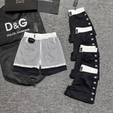 Quần short ngố đùi gió Dolce Gabbana logo DG thêu cạp sườn new 2024 Like Auth 1-1 on web