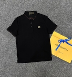 Áo polo Louis Vuitton logo hoa ngực check cổ thêu Like Auth 1-1 on web