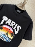 Áo phông T shirt Balenciaga họa tiết Paris hoàng hôn Like Auth on web