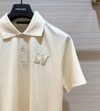 Áo polo Louis Vuitton logo LV thêu nổi tag vuông gáy Like Auth 1-1 on web