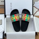 Dép lê quai ngang Gucci Not Fake họa tiết monogram Like Auth on web fullbox bill thẻ