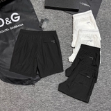 Quần short đùi gió Dolce Gabbana basic 2 lớp lót lưới tag vuông Like Auth 1-1 on web