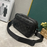 Túi đeo chéo Louis Vuitton LV Nano Alpha Bag Đen vân hoa monogram new 2024 Like Auth on web fullbox bill thẻ