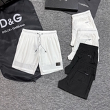 Quần short đùi gió Dolce Gabbana basic 2 lớp lót lưới tag vuông Like Auth 1-1 on web