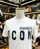 Áo phông T-shirt Dsquared2 icon logo loang sơn Like Auth on web