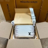 Túi hộp Louis Vuitton 2 khóa đeo chéo các mẫu new 2024 size 18x13x7cm Like Auth on web fullbox bill thẻ