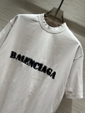 Áo phông T shirt Balenciaga Trắng chữ Đen Like Auth on web
