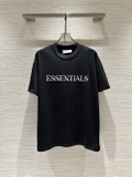 Áo phông T shirt Essentials Đen chữ nổi ngực Like Auth on web