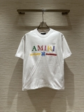 Áo phông T shirt Amiri logo chữ màu ngực Like Auth on web