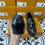 Giày Loafer Louis Vuitton check ngang check vân hoa new 2024 Like Auth 1-1 on web fullbox