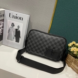 Túi đeo chéo Louis Vuitton Alpha Messenger Damier Graphite Canvas các mẫu size 26x17x5cm Like Auth on web fullbox bill thẻ