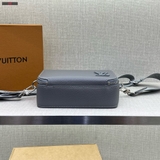 Túi hộp Louis Vuitton LV Alpha Wearable Bag Xám trơn 2 khóa logo tag 18.5x11x6.5cm Like Auth on web fullbox bill thẻ