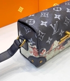 Túi đeo chéo Louis Vuitton Steamer Flower Patterns monogram Xanh loang 18x11x6.5cm Like Auth on web fullbox bill thẻ