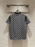 Áo phông T shirt Dior len Trắng full logo monogram new 2024 Like Auth on web