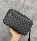 Túi ví Clutch Louis Vuitton Kasai họa tiết Caro 24x16x5cm Like Auth on web fullbox bill thẻ