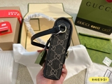 Túi đeo chéo Gucci mini Phone Horsebit 1955 Đen họa tiết monogram New 2024 size17x12x4cm Like Auth on web fullbox bill thẻ