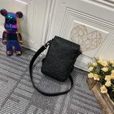 Túi hộp Mini đeo chéo Louis Vuitton nắp cài Nam Châm họa tiết vân hoa monogram Like Auth on web fullbox bill thẻ
