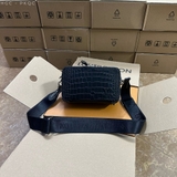 Túi hộp Louis Vuitton 2 khóa đeo chéo họa tiết da cá sấu loang new 2024 size18x13x7cm Like Auth on web fullbox bill thẻ