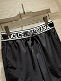 Quần short đùi gió Dolce Gabbana logo check cạp tag vuông đùi 2 lớp lót lưới Like Auth 1-1 on web
