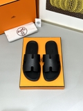 Dép lê sandal Hermes đế gỗ da taiga new 2024 Like Auth 1-1 on web fullbox bill thẻ phụ kiện