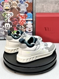 Giày sneaker Valentino Trắng phối Xám cổ chun new 2024 Like Auth on web fullbox bill thẻ phụ kiện