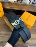 Thắt lưng, dây nịt, belt Louis Vuitton dây lưng Đen sần mặt đính đá size 90-95-100cm Like Auth 1-1 on web fullbox