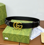 Thắt lưng, dây nịt, belt Gucci mặt đúc khối họa tiết monogram size 85-110cm fullbox Like Auth 1-1 on web