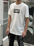 Áo phông T shirt Dolce Gabbana Trắng tag D&G ngực Like Auth on web