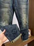 Quần Jean Louis Vuitton khuy vàng họa tiết monogram Like Auth 1-1 on web