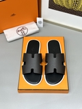 Dép lê sandal Hermes đế gỗ da taiga new 2024 Like Auth 1-1 on web fullbox bill thẻ phụ kiện