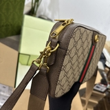 Túi đeo chéo, cầm tay Gucci họa tiết monogram tag GG sọc dọc fullbox bill thẻ Like Auth on web