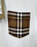 Áo polo Burberry check túi ngực kẻ sọc logo thêu chữ ký Full Like Auth 1-1 on web