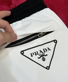 Quần short ngố đùi gió Prada logo tag tam giác Like Auth 1-1 on web