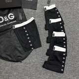 Quần short ngố đùi gió Dolce Gabbana logo DG thêu cạp sườn new 2024 Like Auth 1-1 on web