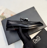 Giày Loafer Dolce Gabbana logo tag vuông bạc Like Auth 1-1 on web fullbox